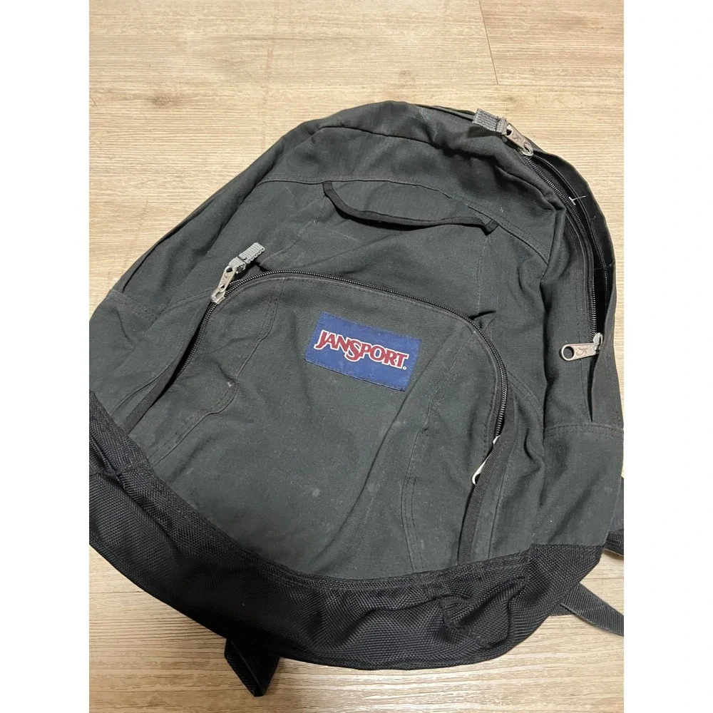 Jansport Classic Backpack School Travel‎ Everyday Gray Vtg 90s Y2K